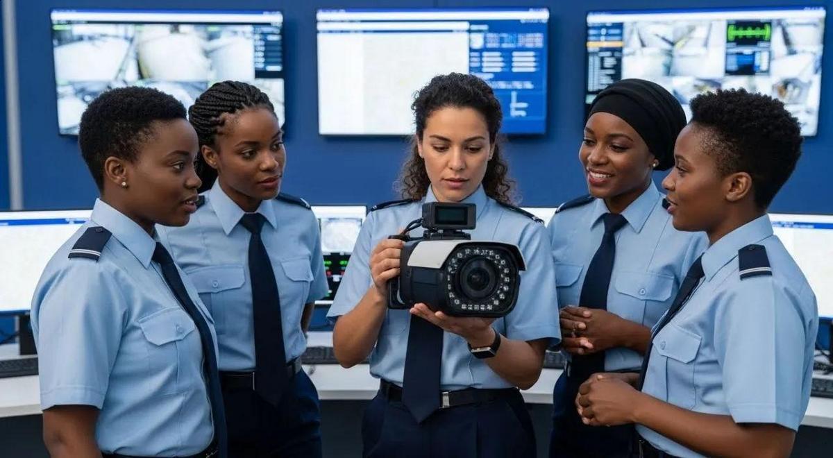 Configurando câmeras e conexões